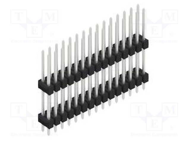 Connector: pin strips; pin header; male; PIN: 30; 2.54mm; THT; 2x15