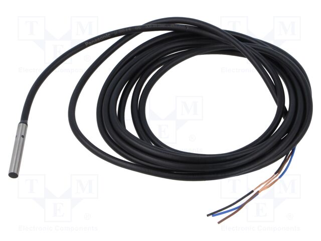 Sensor: inductive; OUT: NPN / NO; 0÷0.84mm; 10÷30VDC; Ø4; IP67