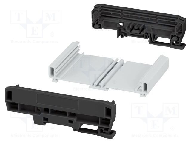 Enclosure: for DIN rail mounting; Y: 127.8mm; X: 83.8mm; Z: 39.45mm
