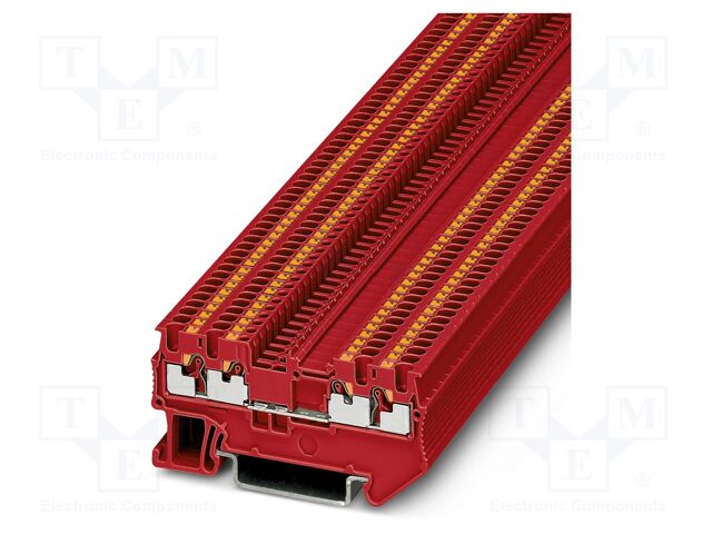 Splice terminal: rail; PT; PA; L: 30.5mm; terminals: 4; W: 3.5mm