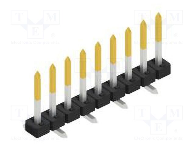 Connector: pin strips; pin header; male; PIN: 9; 2mm; SMT; 1x9; 100V