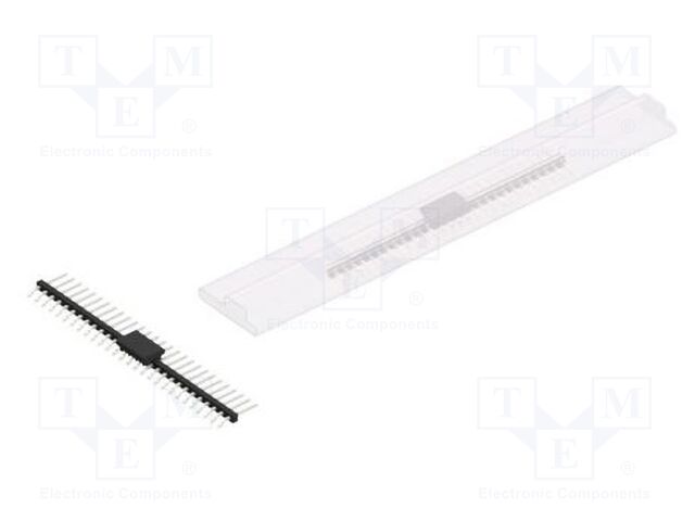 Connector: pin strips; pin header; male; PIN: 28; 2mm; SMT; 1x28
