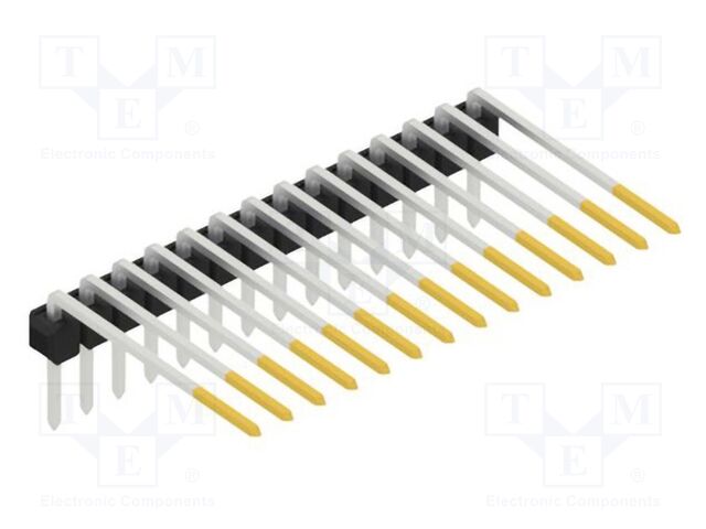 Connector: pin strips; pin header; male; PIN: 14; 2.54mm; THT; 1x14