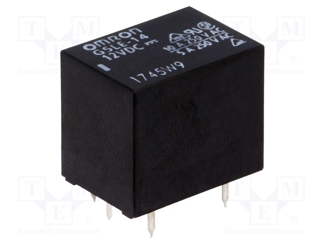 Relay: electromagnetic; SPDT; Ucoil: 12VDC; 10A/240VAC; 8A/30VDC