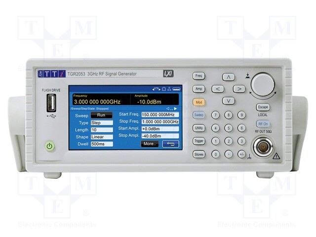 Generator: signal; 150kHz÷3000MHz; TFT 4,3" (480x272); 3GHz