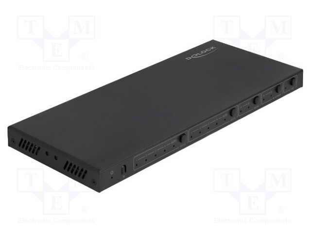 Switch; HDMI 2.0,High Speed; LED status indicator; black; metal