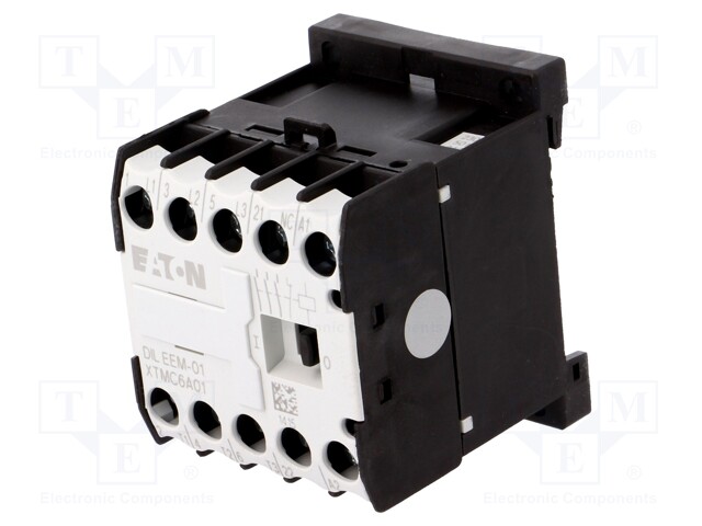 Contactor: 3-pole; NO x3; Auxiliary contacts: NC; 230VAC; 6.6A; DIN