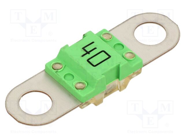 Fuse: fuse; 40A; 58VDC; medium time-lag; automotive; 41.6x12x7.8mm