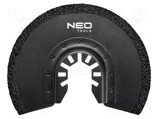 Cutting wheel; 85mm; ceramics,multitool; half round