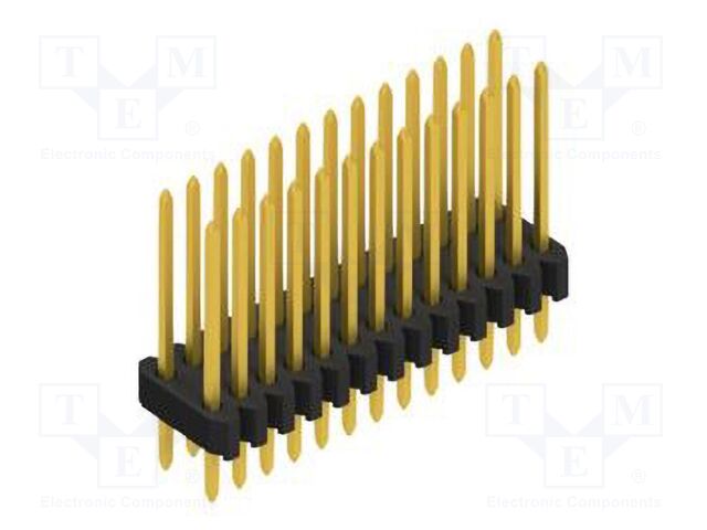 Connector: pin strips; pin header; male; PIN: 26; 1.27mm; THT; 2x13