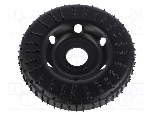 Grinding wheel; 120mm; prominent,with rasp