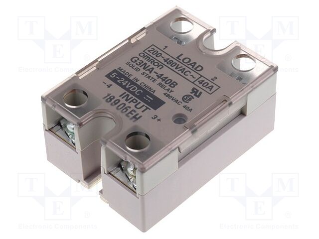 Relay: solid state; Ucntrl: 5÷24VDC; 40A; 200÷480VAC; G3NA; 1-phase