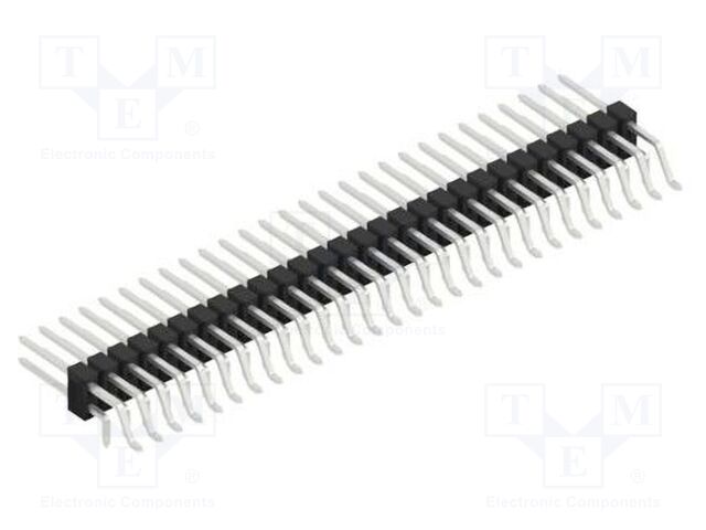 Connector: pin strips; pin header; male; PIN: 56; 2.54mm; SMT,THT