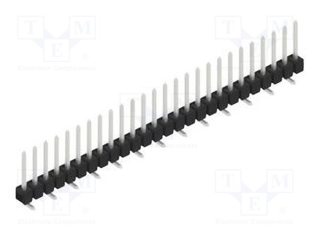 Connector: pin strips; pin header; male; PIN: 26; 2.54mm; SMT; 1x26