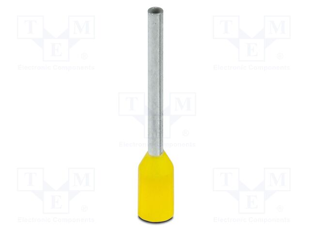 Tip: bootlace ferrule; insulated; copper; 0.25mm2; Bit len: 10mm