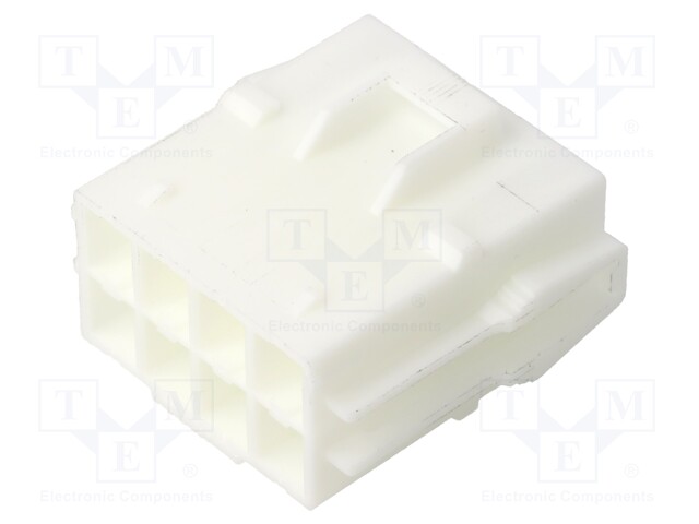 Plug; wire-wire; male; PIN: 8; w/o contacts; for cable; 6.2mm; 600V