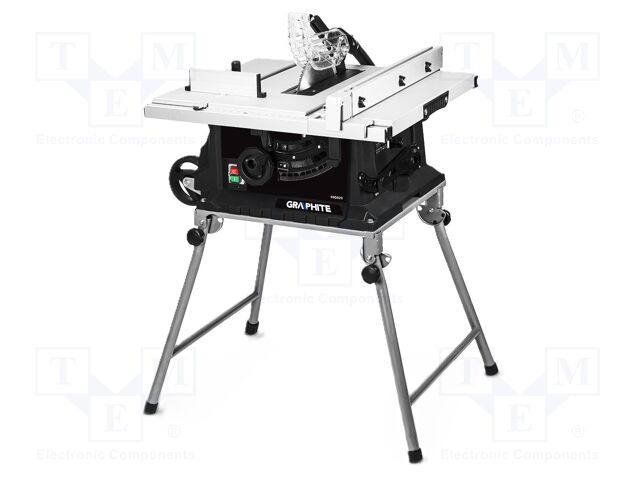 Circular saw table; electric; 1.6kW; 230VAC; 4800rpm; Ø: 254mm