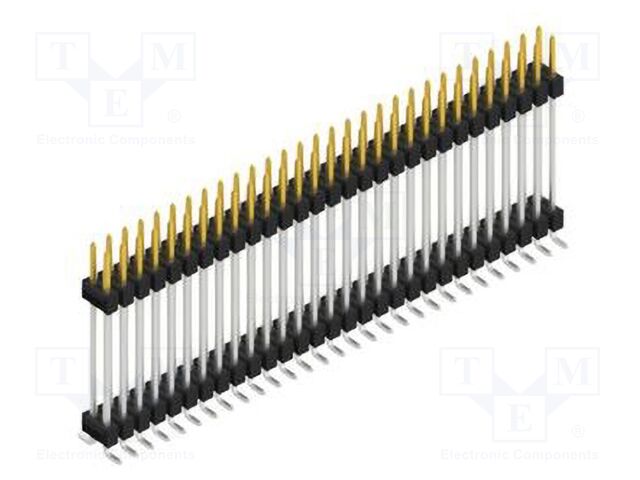 Connector: pin strips; pin header; male; PIN: 58; 2.54mm; SMT; 2x29