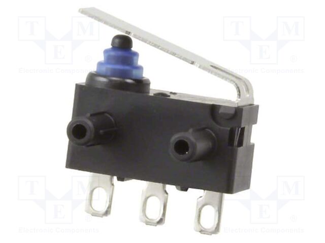 Microswitch SNAP ACTION; with short lever; SPDT; 0.1A/100VAC