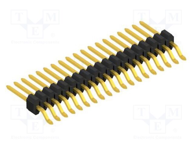 Connector: pin strips; pin header; male; PIN: 19; 1.27mm; SMT; 1x19