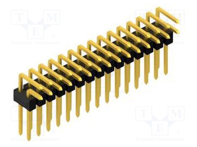 Connector: pin strips; pin header; male; PIN: 30; 2.54mm; THT; 2x15