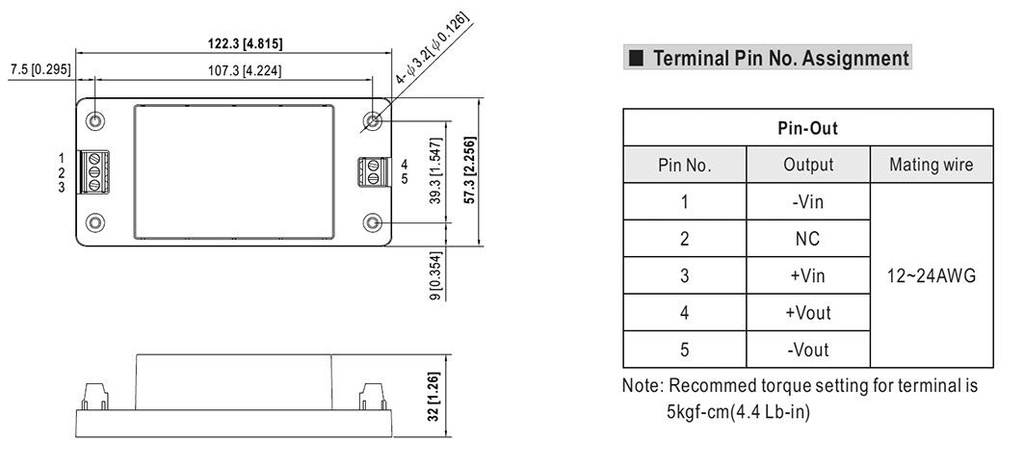 Converter: DC/DC; 15W; Uin: 150÷1500V; Uout: 5VDC; Iout: 2A; 210g