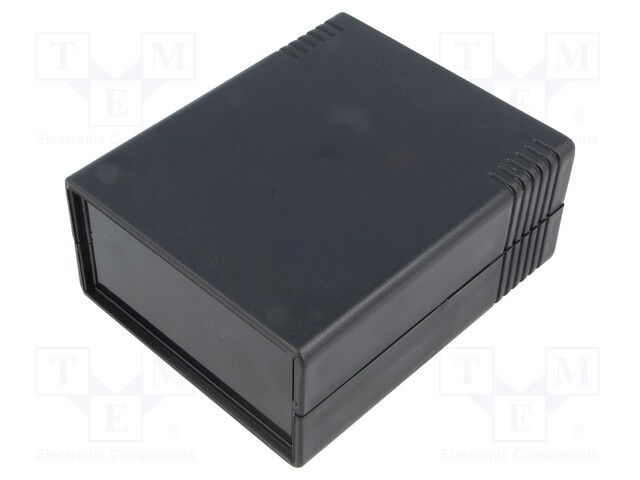 Enclosure: with panel; X: 91mm; Y: 111mm; Z: 49mm; ABS; black