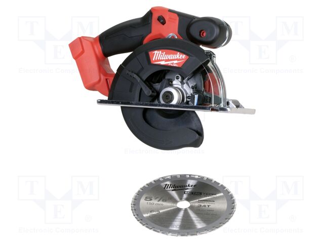 Battery cutting circular saw; metal; 150mm; 3900rpm; FUEL™