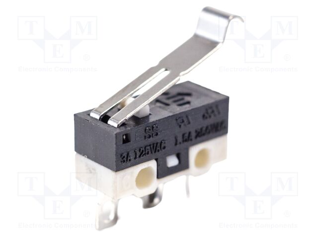MICROSWITCH, LEVER, SPDT, 3A, 125VAC