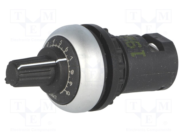 Potentiometer; 22mm; RMQ-Titan; -25÷70°C; Ø22.5mm; IP66; 4.7kΩ