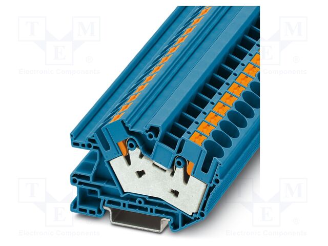 Splice terminal: rail; PA; L: 49.6mm; terminals: 2; W: 10.2mm