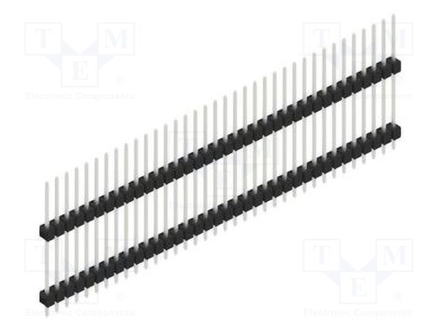 Connector: pin strips; pin header; male; PIN: 36; 2.54mm; THT; 1x36