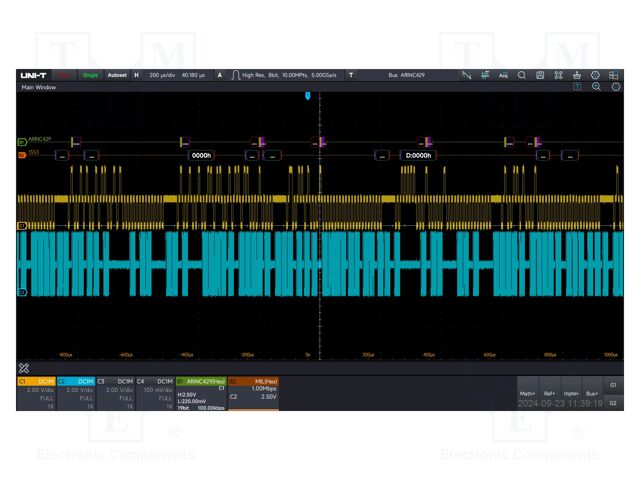 Test acces: expansion option; for oscilloscopes
