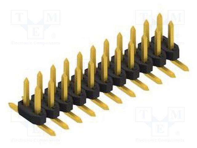 Connector: pin strips; pin header; male; PIN: 22; 2mm; SMT; 2x11