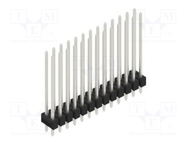 Connector: pin strips; pin header; male; PIN: 26; 2.54mm; THT; 2x13