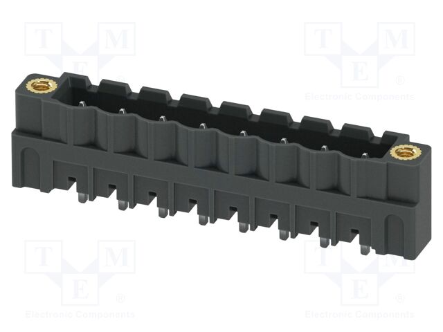 PCB headers, nominal cross section: 2.5 mm?, color: black, n