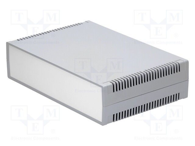 Enclosure: with panel; vented; X: 300mm; Y: 200mm; Z: 75mm; ABS; IP54