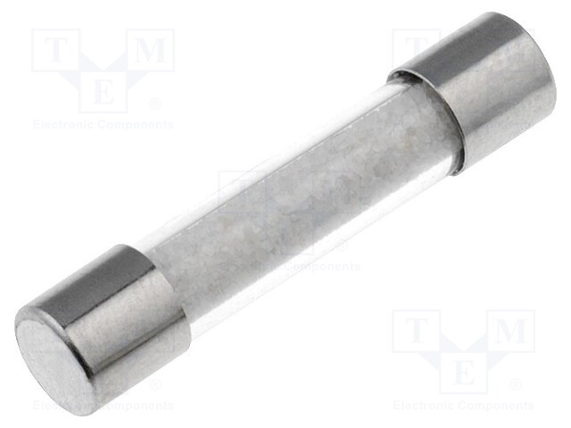 Fuse: fuse; medium time-lag; 1.6A; 250VAC; cylindrical,glass