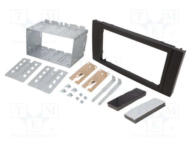 Radio frame; Ford; 2 ISO; black