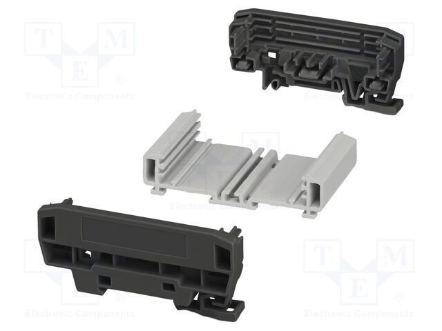 Enclosure: for DIN rail mounting; Y: 92.3mm; X: 63.8mm; Z: 39.45mm