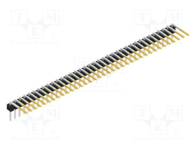 Connector: pin strips; pin header; male; PIN: 36; 2.54mm; THT; 1x36