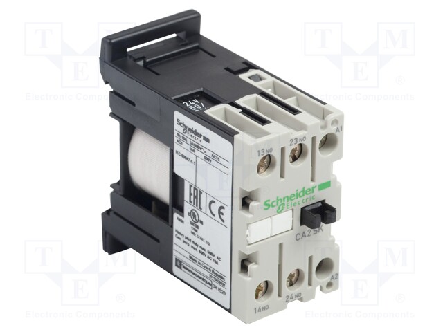 Relay Contactor, TeSys SK Series, DPST-NO, 2P