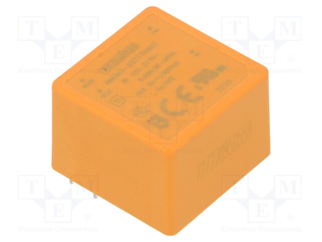 Converter: AC/DC; 3W; 85÷305VAC; Usup: 100÷430VDC; Uout: 5VDC; 76%