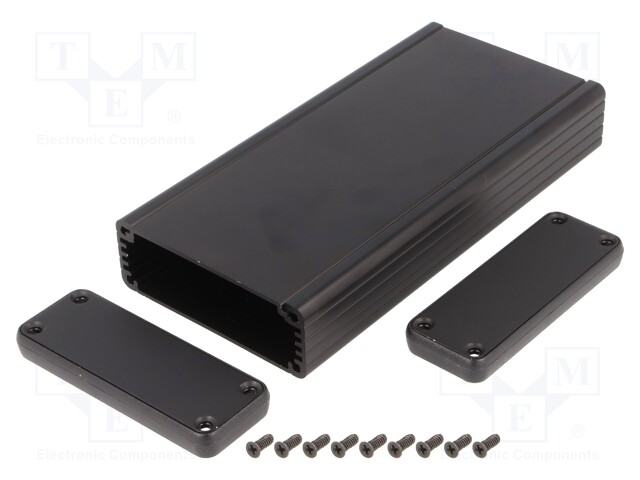 Enclosure: with panel; 1455; X: 78mm; Y: 27mm; Z: 160mm; aluminium