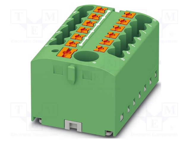 Splice terminal: rail; 24A; 450V; push-in; PA; L: 21.7mm; 0.14÷4mm2