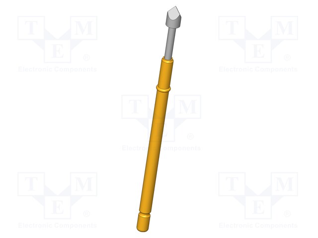 Test needle; Operational spring compression: 4mm; 5A; Ø: 2mm; 0.6N