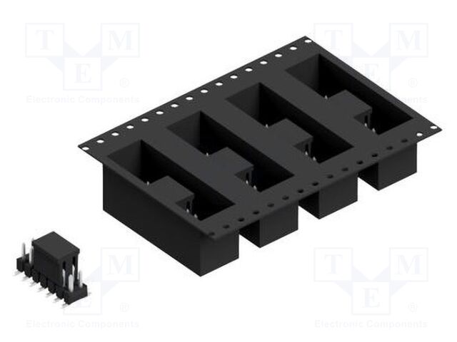 Connector: pin strips; pin header; male; PIN: 14; 2.54mm; SMT; 2x7