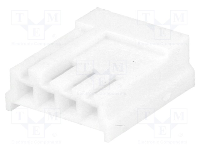 Plug; wire-board; female; PIN: 4; for cable; 2.54mm