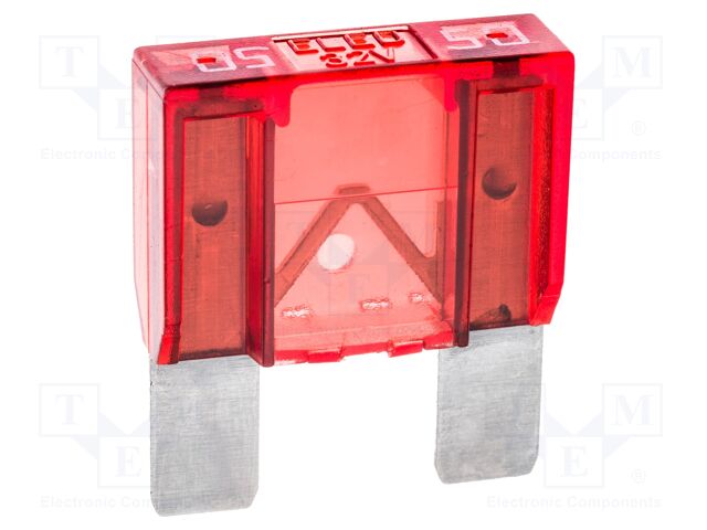 Fuse: fuse; 50A; 32VDC; automotive; 29.5mm; 29.5x9x34.1mm