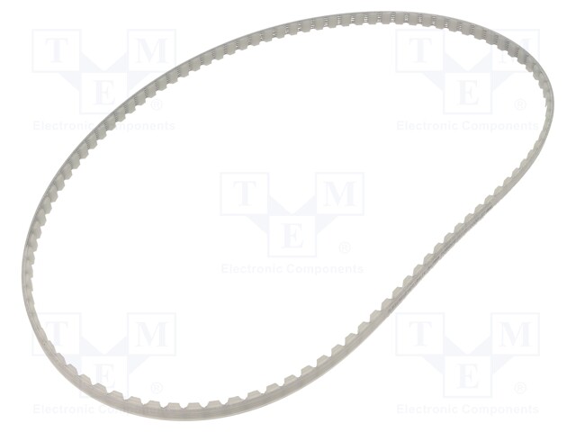 Timing belt; AT10; W: 10mm; H: 5mm; Lw: 1000mm; Tooth height: 2.5mm